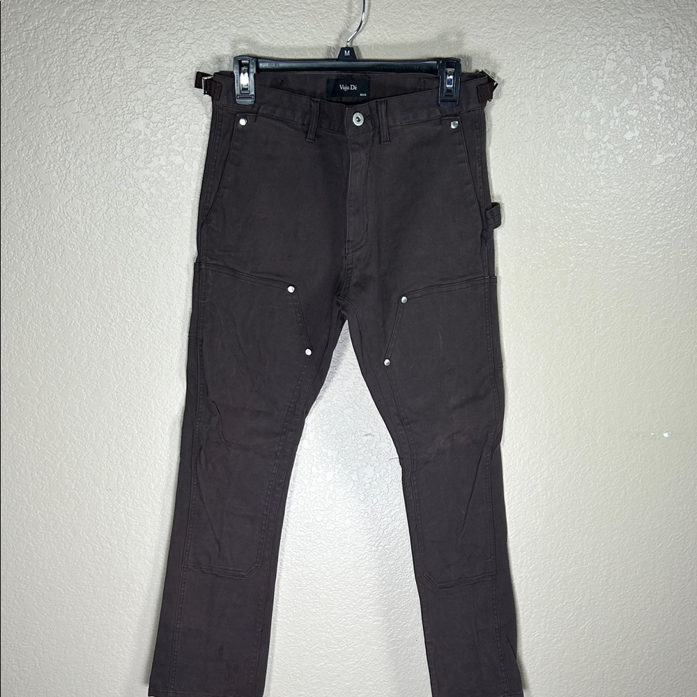 Vuja De Men's Dark Brown Cargo Pants